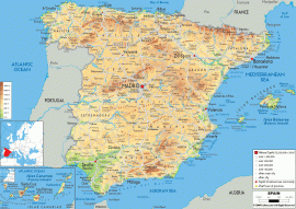 Spain-physical-map