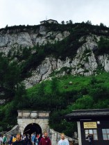 Tunnel access to the elevator to go up into Eagle's Nest