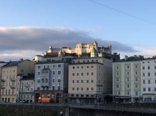 Fortress Hohensalzburg crowns the city