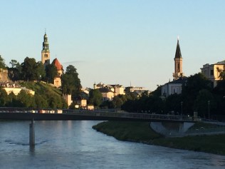Looking Downriver at Sunrise